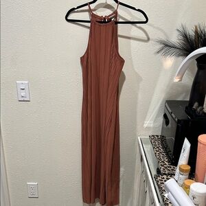 a new day Terracotta Halter Maxi Dress